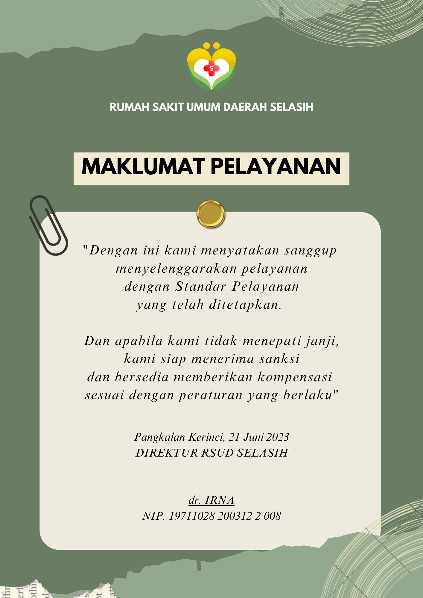 Maklumat Pelayanan