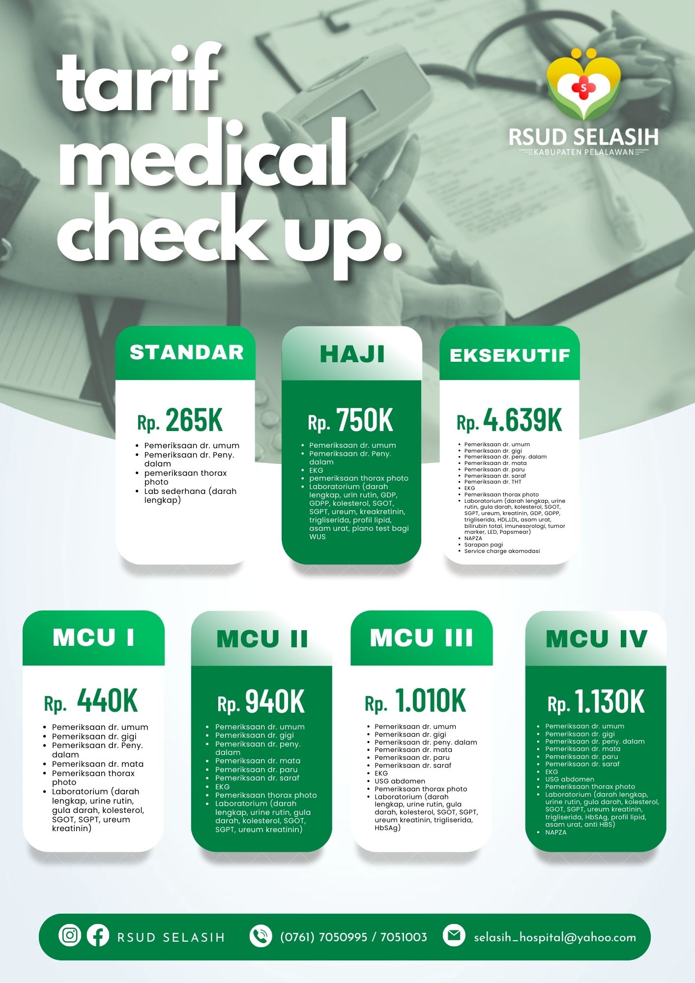 MEDICAL CHECK UP (MCU)